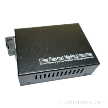 10/100/1000m 20 km SC Fiber Optical GPON Media Converter